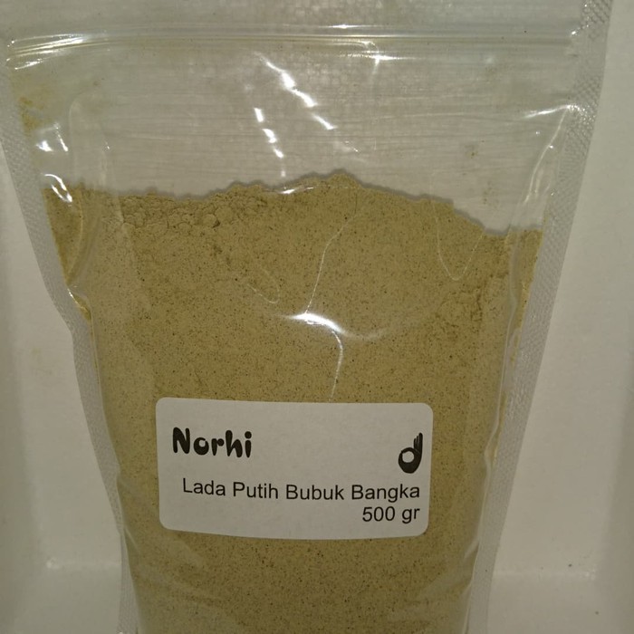 

LADA PUTIH BANGKA BUBUK 500 GRAM WHITE PEPPER POWDER 12 KG