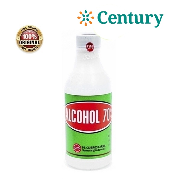 Alcohol 70% 100ml / Cairan Antiseptik / Cairan Pembunuh Kuman / Luka / Pembersih Luka