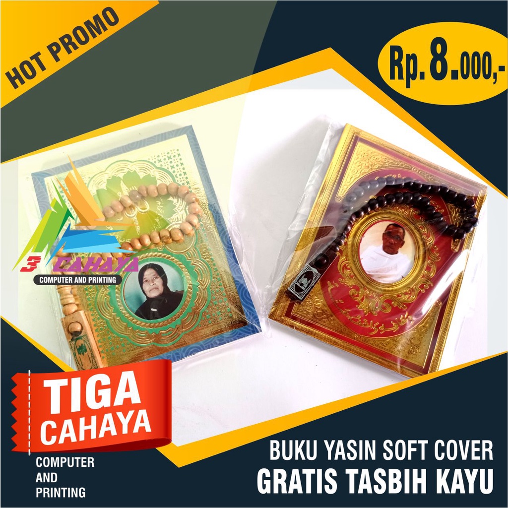 Buku Yasin Soft Cover 130 halaman embos