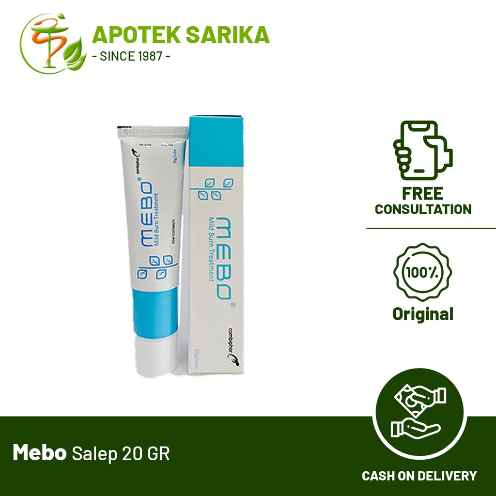 Mebo Wound Ointment 20 Gr / Salep Luka Bakar Mebo 20 Gr Original
