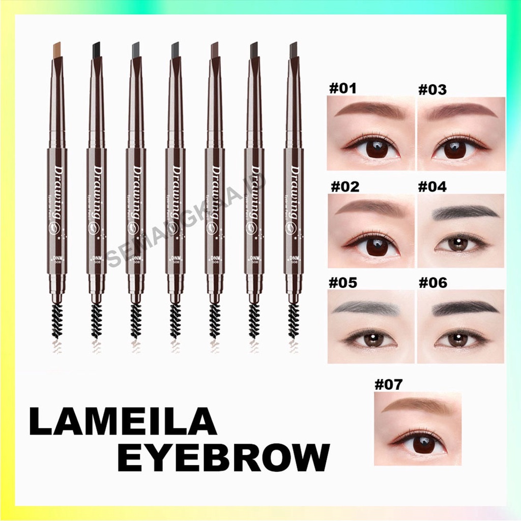 Pensil Alis DNM Otomatis Eyebrow Anti Air ETUDE Eye Broe waterproof dengan 7 pilihan warna LA032