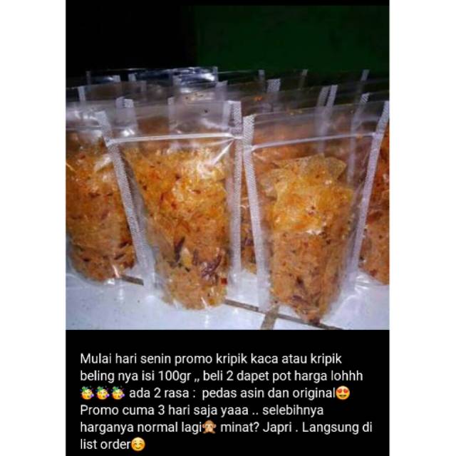 

Kripik kaca kripik beling kripik beledag