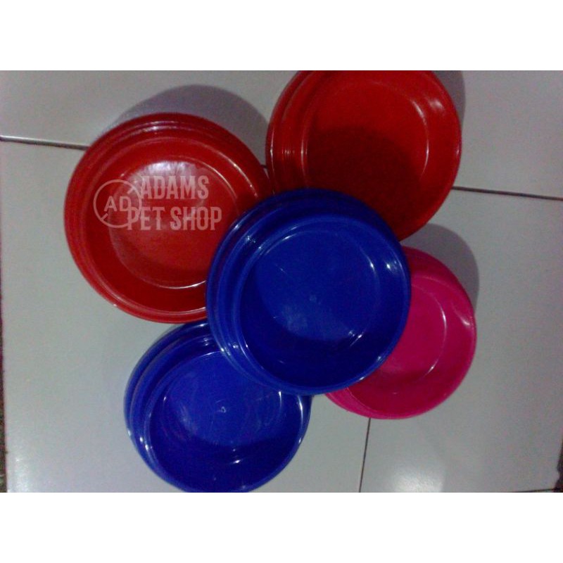 tempat makanan kucing bulat plastik
