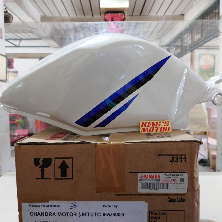 TANGKI TENGKI BENSIN R15 R-15 OLD PUTIH STIKER 2PK F4100 00 P0 ONLY 1