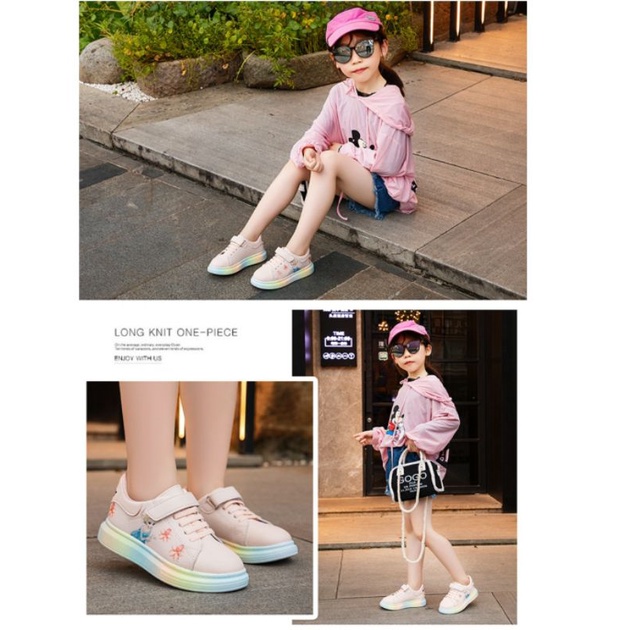 Sepatu Anak Perempuan Frozen Untuk Fashion, Travelling Umur 5-12 Tahun