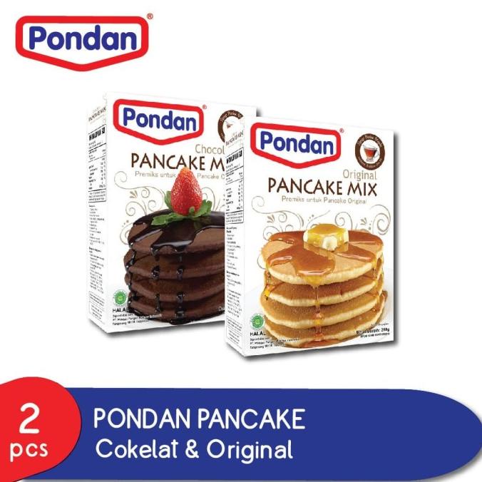 

TERBARU Pondan Pancake Cokelat 250g & Pancake Original 250g