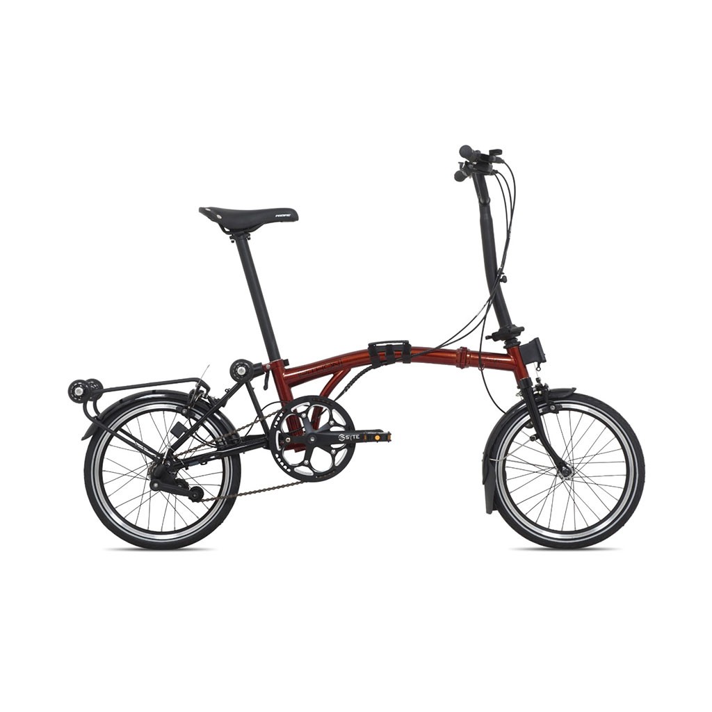 SEPEDA LIPAT TIGA PACIFIC PITHON M320VR 16&quot; TRIFOLD FOLDING BIKE PHYTON FREE BAG &amp; SADDLE COVER