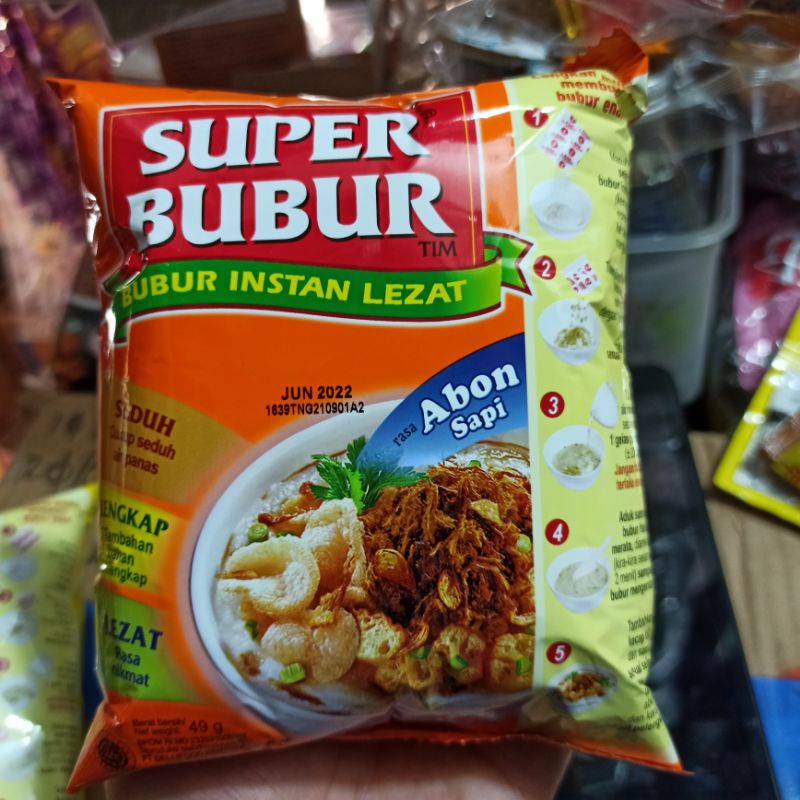 

Super Bubur Ayam Instan Rasa Abon Sapi 49 Gram