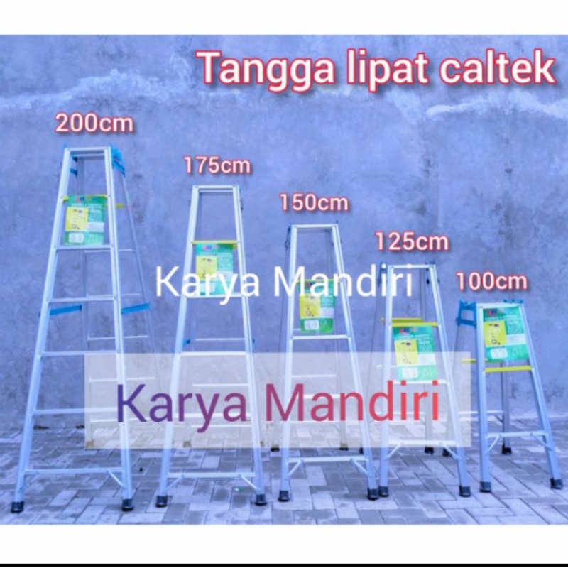 Tangga Lipat / Tangga Lipat Aluminium - Ukuran 100cm/125cm/150cm/175cm/200cm