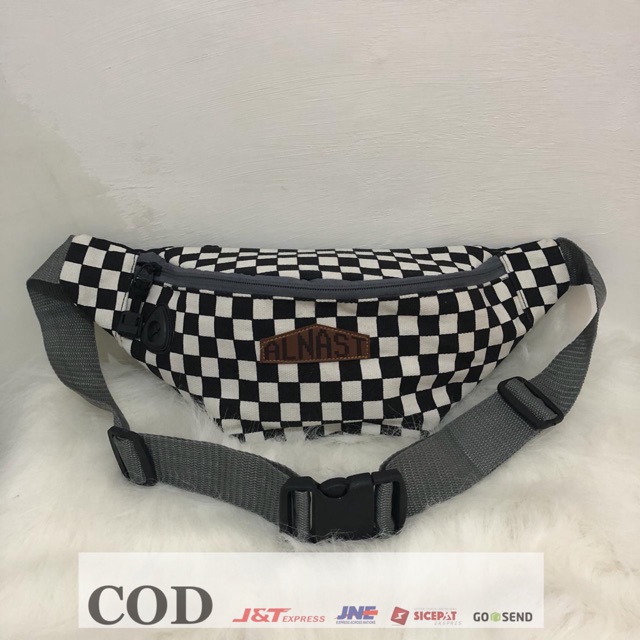 T002W TAS SLEMPANG WAIST BAG CATUR ALNAST PRIA/WANITA PREMIUM