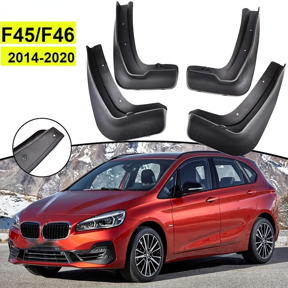 1 Set Mud Flap Pelindung Splash Untuk Fender Mobil BMW 2 Series F45 F46 Gran Active Tourer 2014-2020