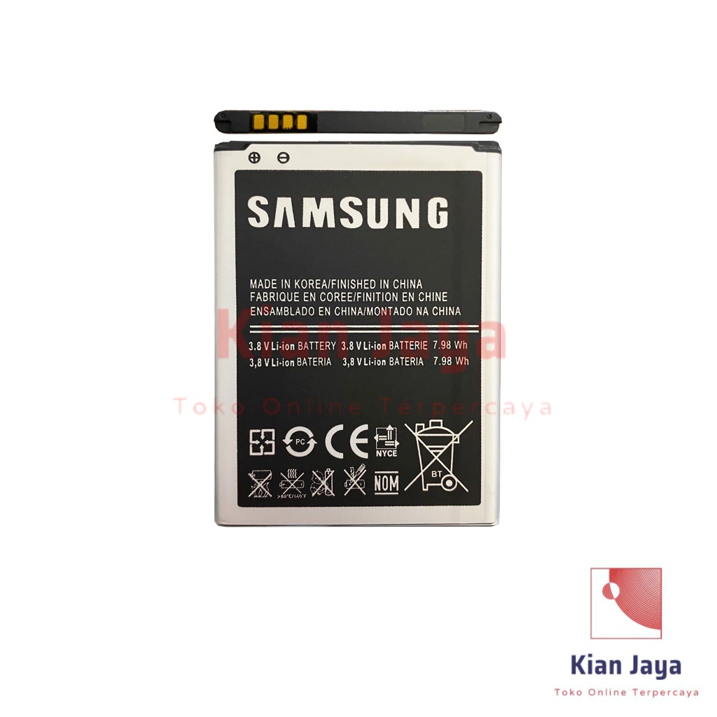 Baterai Samsung J1 Ace Duos J110 J110G Original OEM Batre Batrai Battery Hp EB-BJ110ABE B500AE Ori