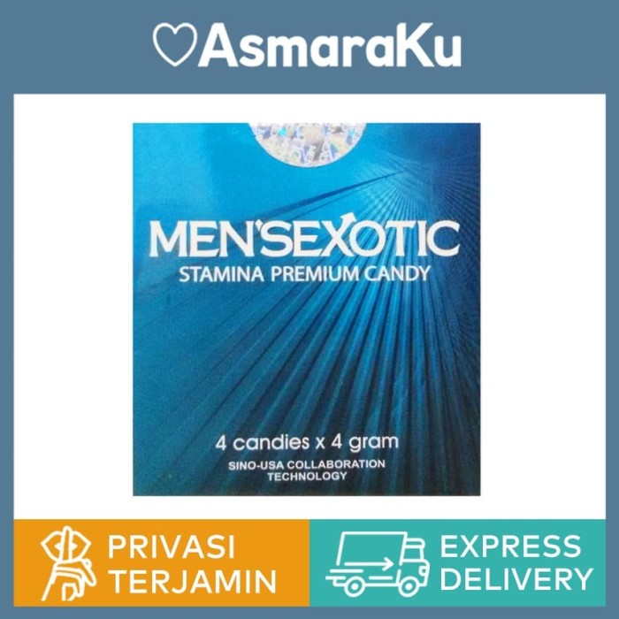 Mensexotic Candy - 4 Butir - Permen Kuat Pria Tahan Lama