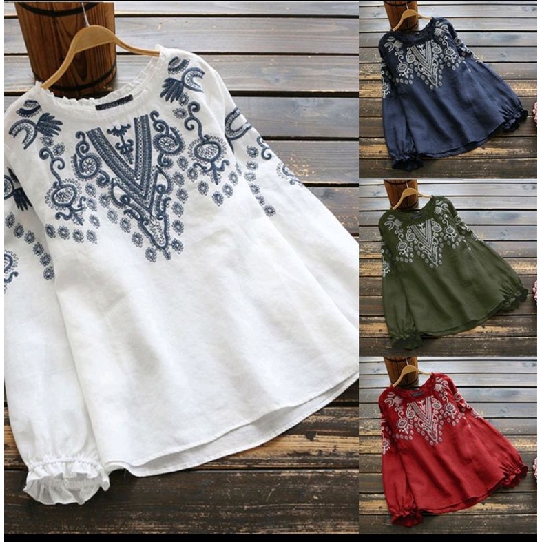 Baju Atasan Wanita Bahan Katun