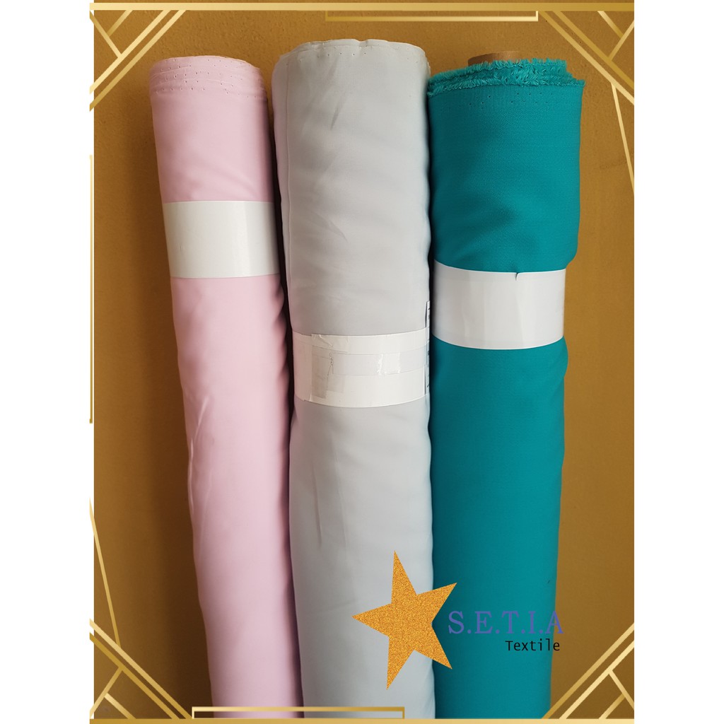 Kain Polos BSY untuk kerudung, blouse