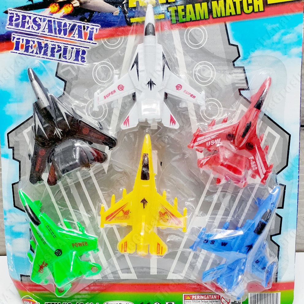 AIR COMBAT TEAM MATCH MAINAN MINI PESAWAT JET TEMPUR