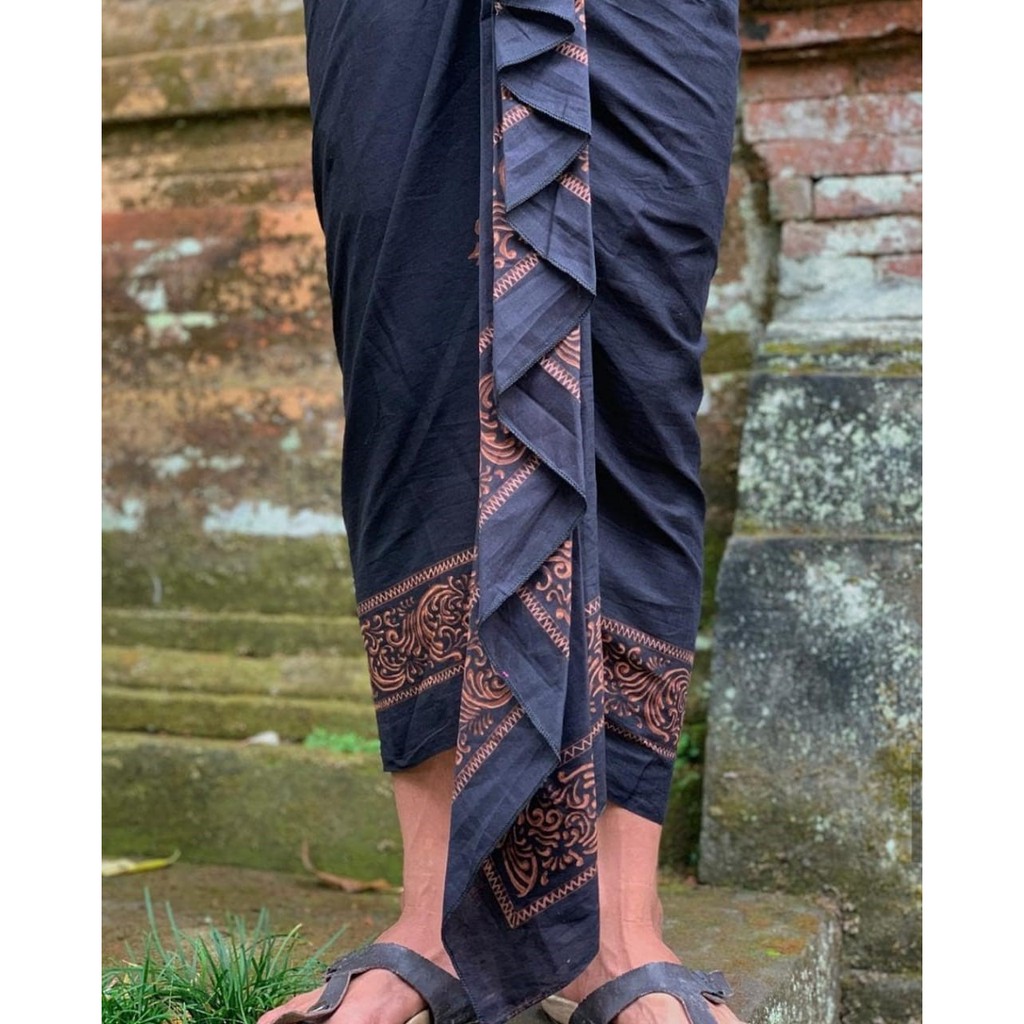 KAMEN BATIK HITAM KANCUT JADI || KANCUT JADI MOTIF PRADA || KANCUT SETENGAH JADI