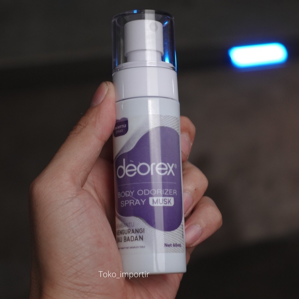 DEOREX BODY ODORIZER 60ML SPRAY / Bau badan / Deodorant / Bau Ketiak / NEW 2022