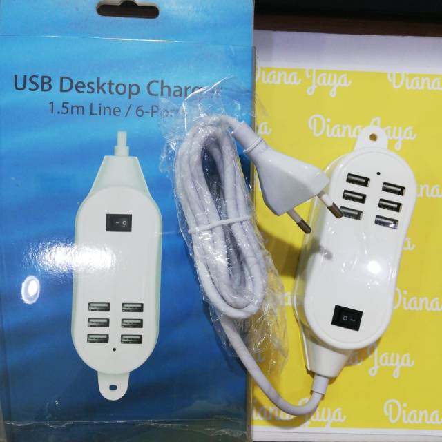 Adaptor Usb Charger 6 Ports 5A