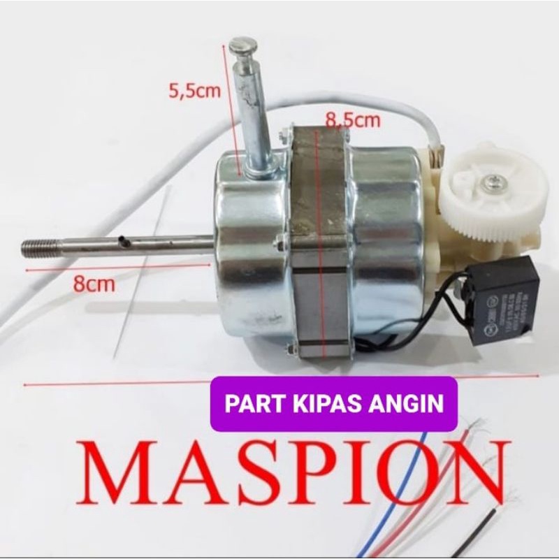 DINAMO KIPAS ANGIN MASPION 12-16INCH/KAPASITOR 1.8UF