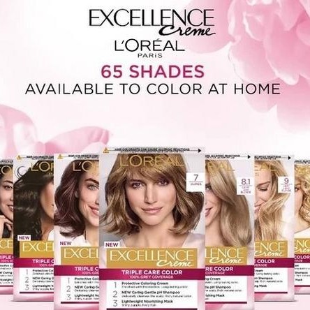 ★ BB ★ L'OREAL Paris Excellence Creme Hair Color - Cat Pewarna Rambut Permanen - LOREAL