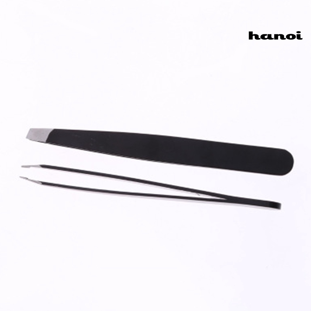 HQTM_Eyebrow Tweezer Anti-Slip Eyes Hair Shaping Stainless Steel Colorful Rust-Proof Makeup Tweezer for Facial