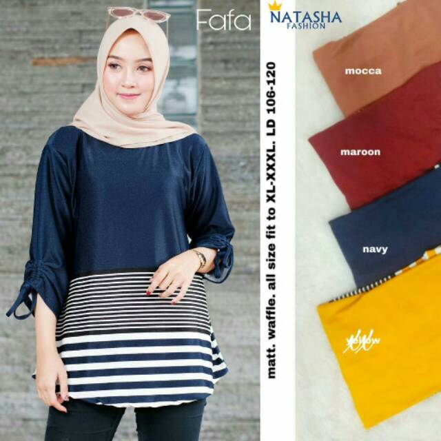 Fafa Blouse // All size fit to XL-XXXL // Waffle