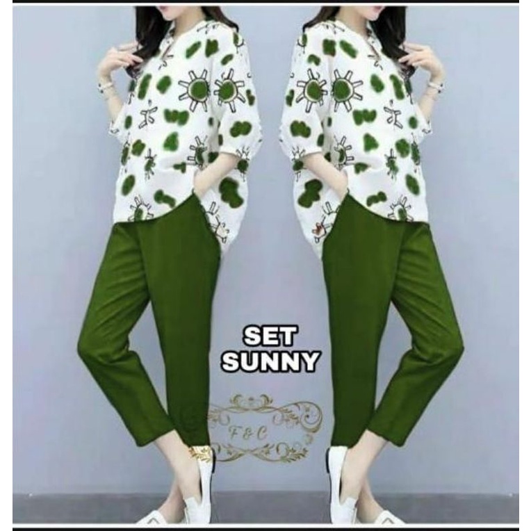 set sunny/ setelan wanita/pakaian wanita/pakaian setelan wanita-2