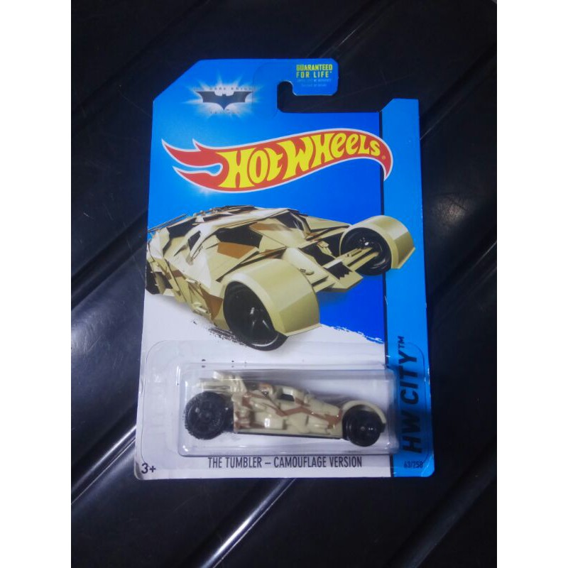 hotwheels THE TUMBLER - CAMOUFLAGE VERSION coklat BATMOBILE HW CITY