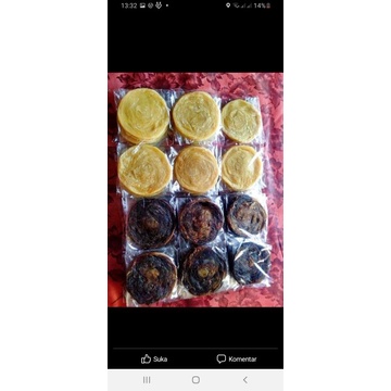 

(isi 5 pcs )Roti maryam Faizah Medium Ori / Pandan Enak Berserat Sehat