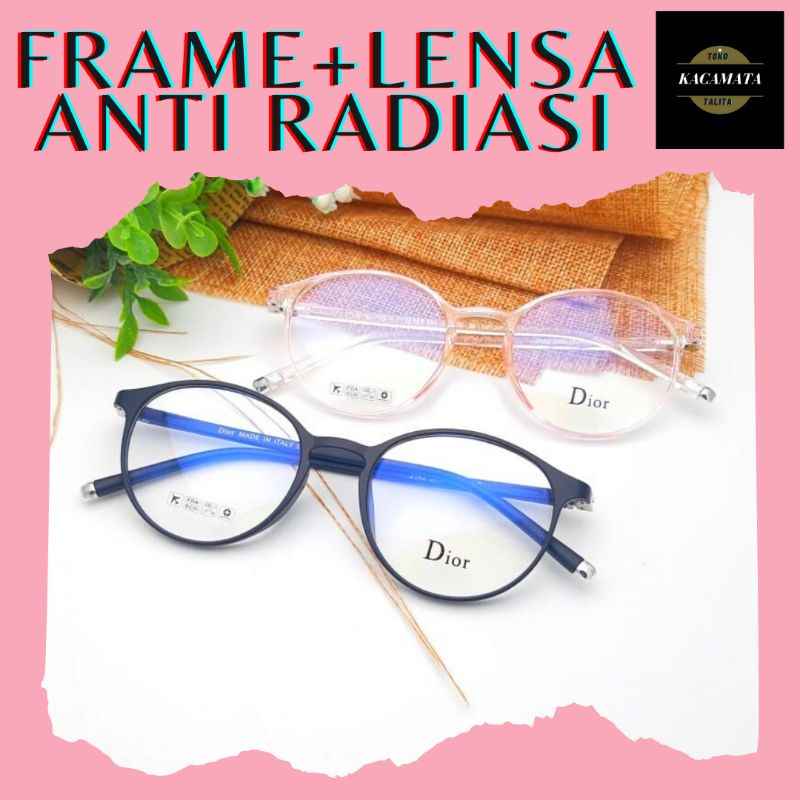 Frame kacamata | kacamata photocromic antiradiasi normal minus| kacamata wanita | kacamata baca plus 2182