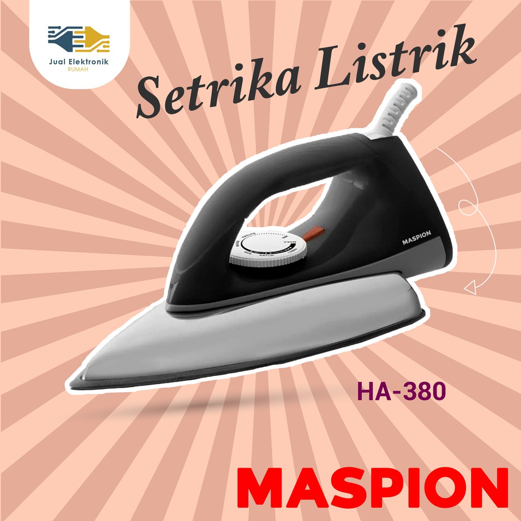 Setrika Maspion Stainless HA380 Kualitas TerbaikC