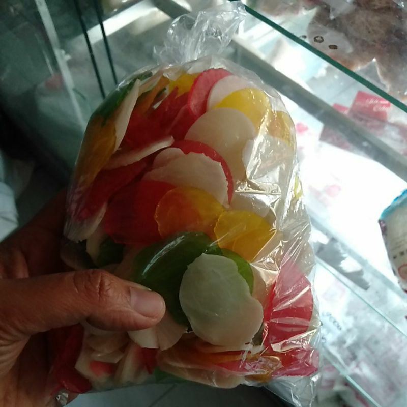 

kerupuk bawang warna warni