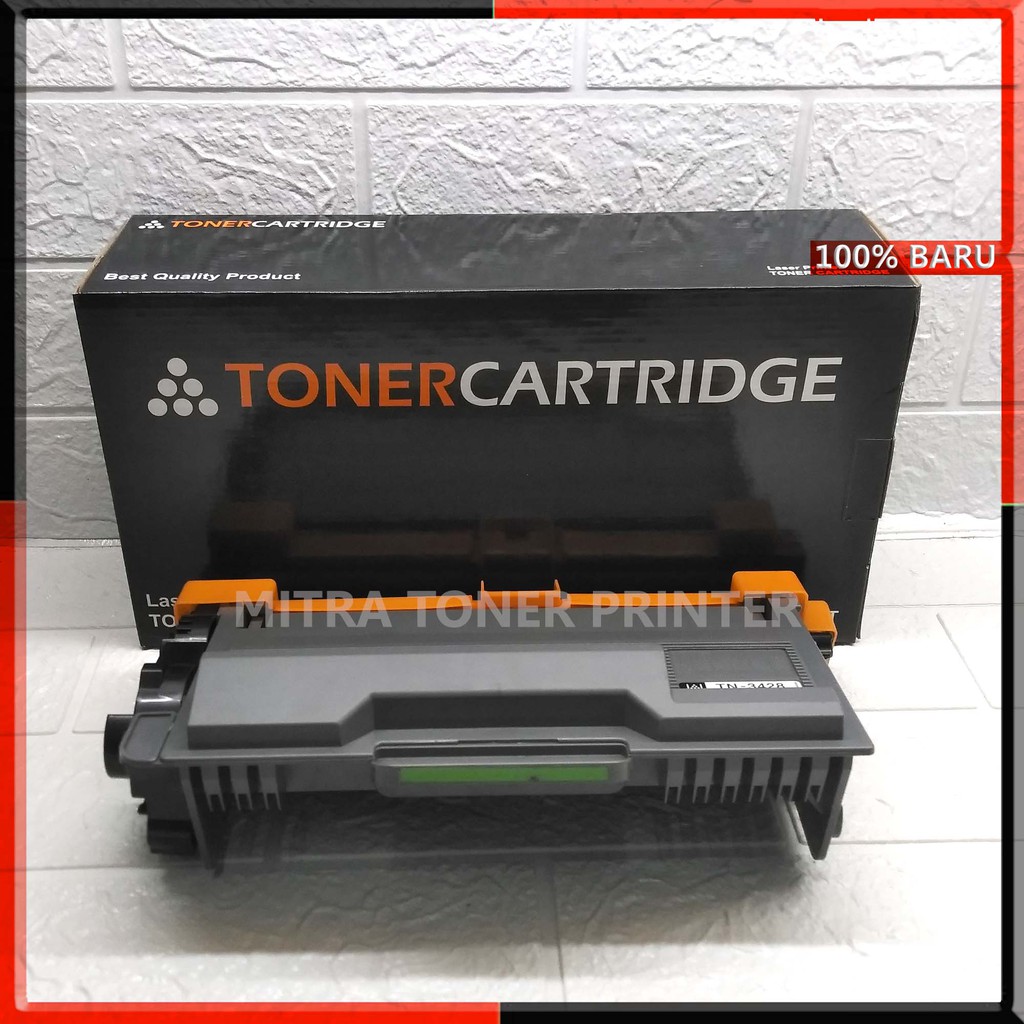 Satu set toner + unit drum Laser printer HL-L5100DN, HL-L6200DW, HL-L6400DW, DCP-L5600, 5900. toner cartridge TN3448 + Unit drum DR 3455