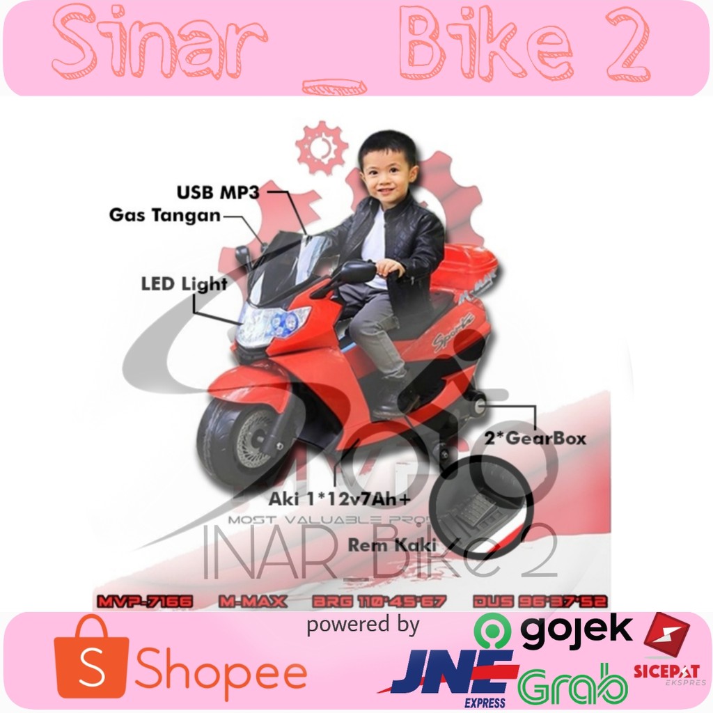 Motoran Aki Mob M-Max 12 Volt (Ekspedisi)