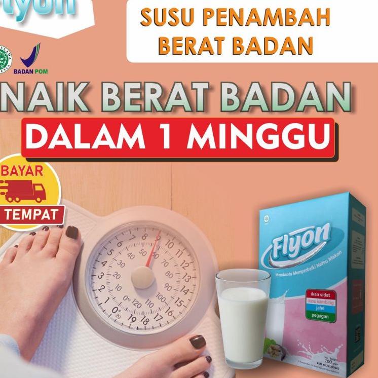 

Promo Spesial 9.9 FLYON Susu Penggemuk badan penambah Berat Badan 100% ORIGINAL Suplemen Penambah Nafsu Makan .,..,.,.,.