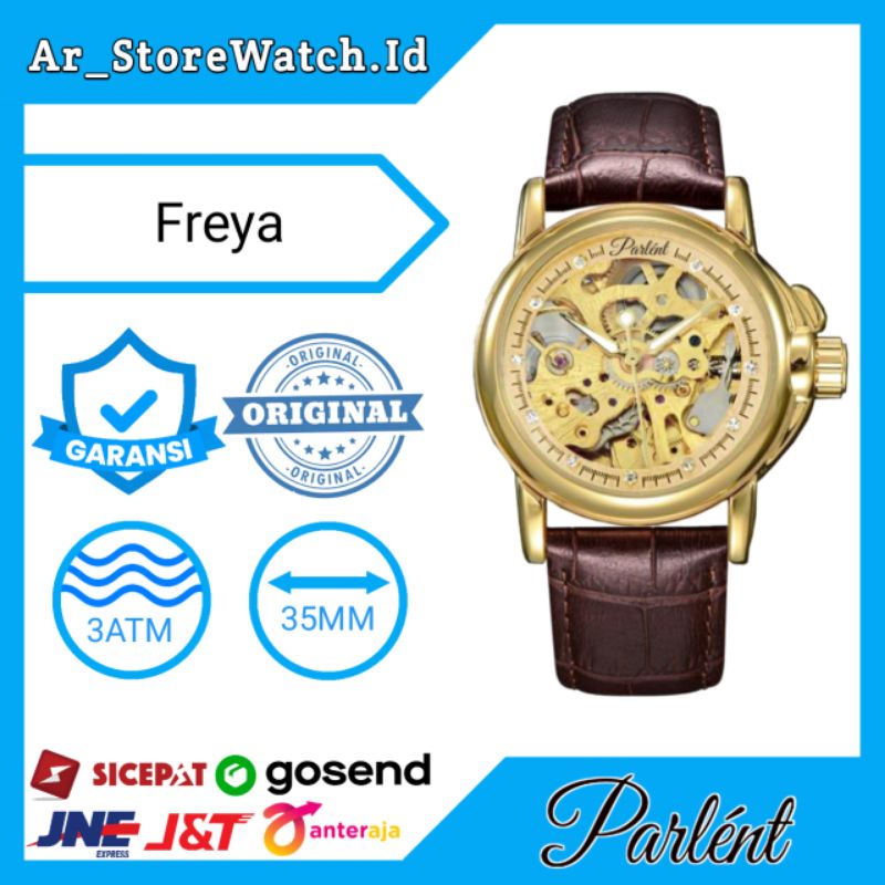 Jam Tangan Wanita Parlent Freya Automatic "Original Parlent & Garansi Resmi Parlent"