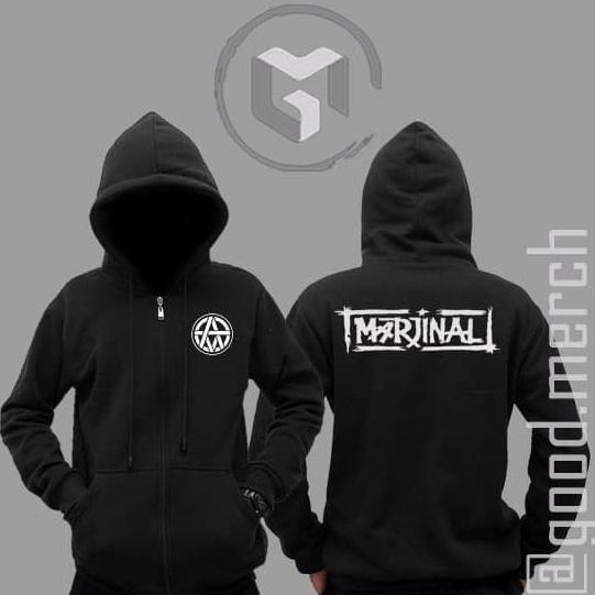 Jaket Hoodie Sweater Marjinal Sweatshirt Zipper