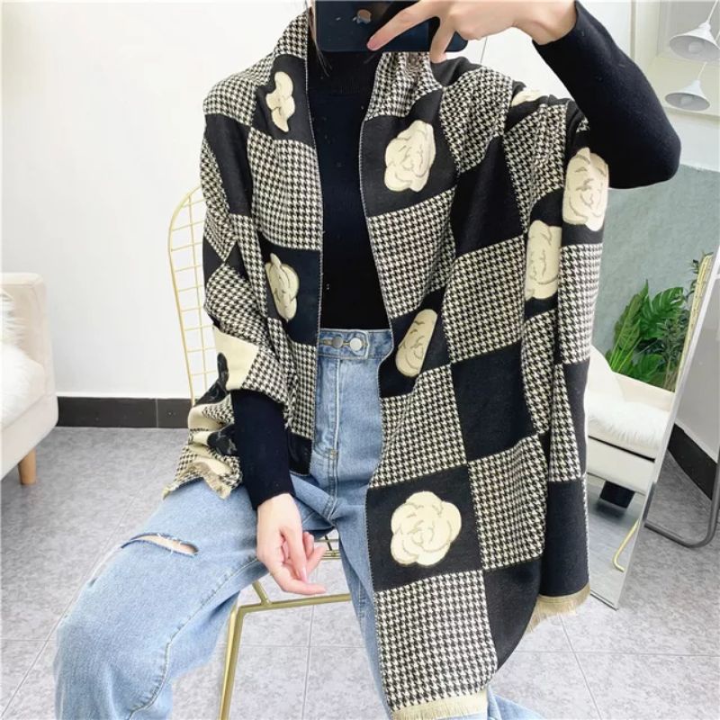 COD SYAL &amp; SCARF SELENDANG IMPORT TEBAL L0128V WINTER