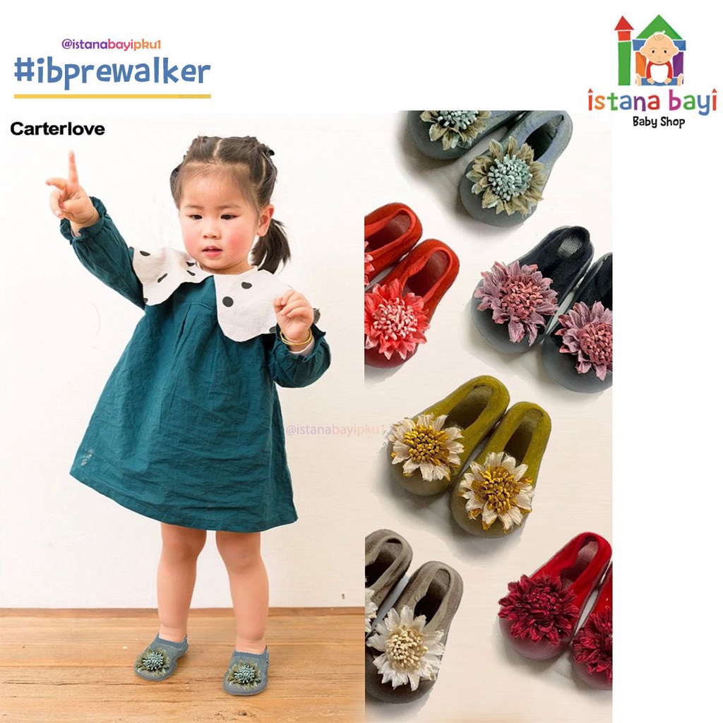 Carterlove New Skidder  3D Doll Mudpie  / Sepatu Bayi