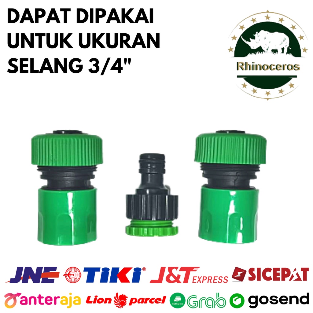 Sambungan Selang Paket Quick Connector 3/4&quot;