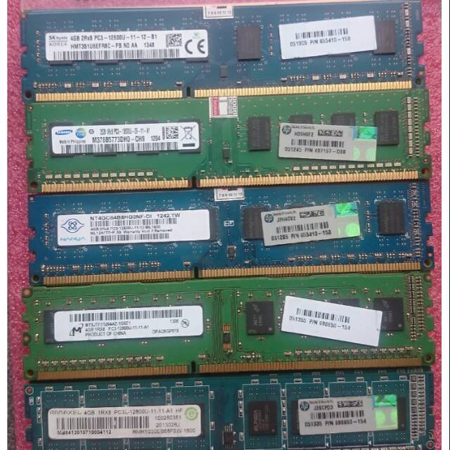 RAM PC DDR3 4GB PC12800U Longdim Untuk Komputer Dekstop