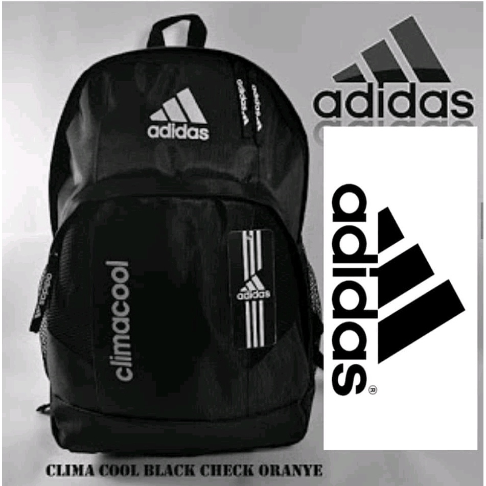 Tas Ransel Backpack Sekolah SMP SMA Kerja Cowok / Laki Laki / Cewek / Perempuan ADIDAS CLIMACOOL Mur