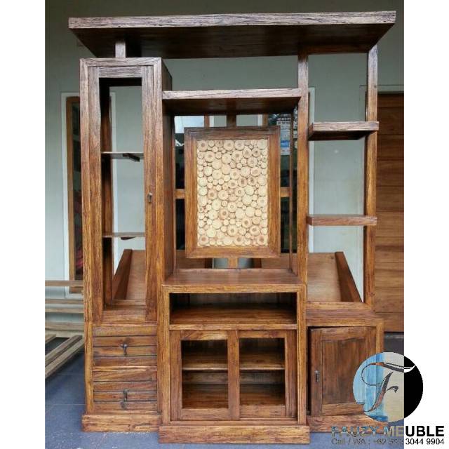 Partisi Minimalis Jati,Penyekat Ruangan, Partisi Jati Jepara