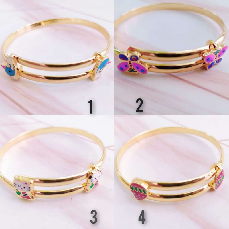 Gelang anak imitasi lapis emas Gelang anak xuping yaxiya meilyn