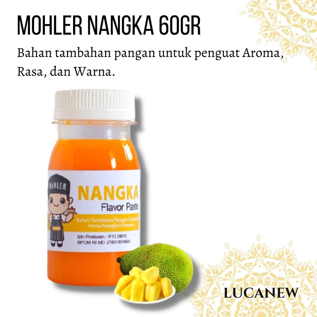 

PROMO KHUSUS!!! lucanew✅ MOHLER Möhler Flavor Paste NANGKA - Pasta Perisa & Pewarna JACKFRUIT 60Gr | Pasta perisa pewarna NANGKA/ ES NANGKA MANI/ Bakery, Confectioneries, Candies, Ice Cream, Cake, Puding, Minuman, dan banyak olahan makanan/minuman lainnya