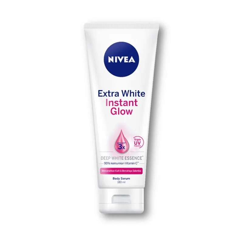 NIVEA Extra White Body Serum 180ml INSTANT GLOW - amaze_kosmetik