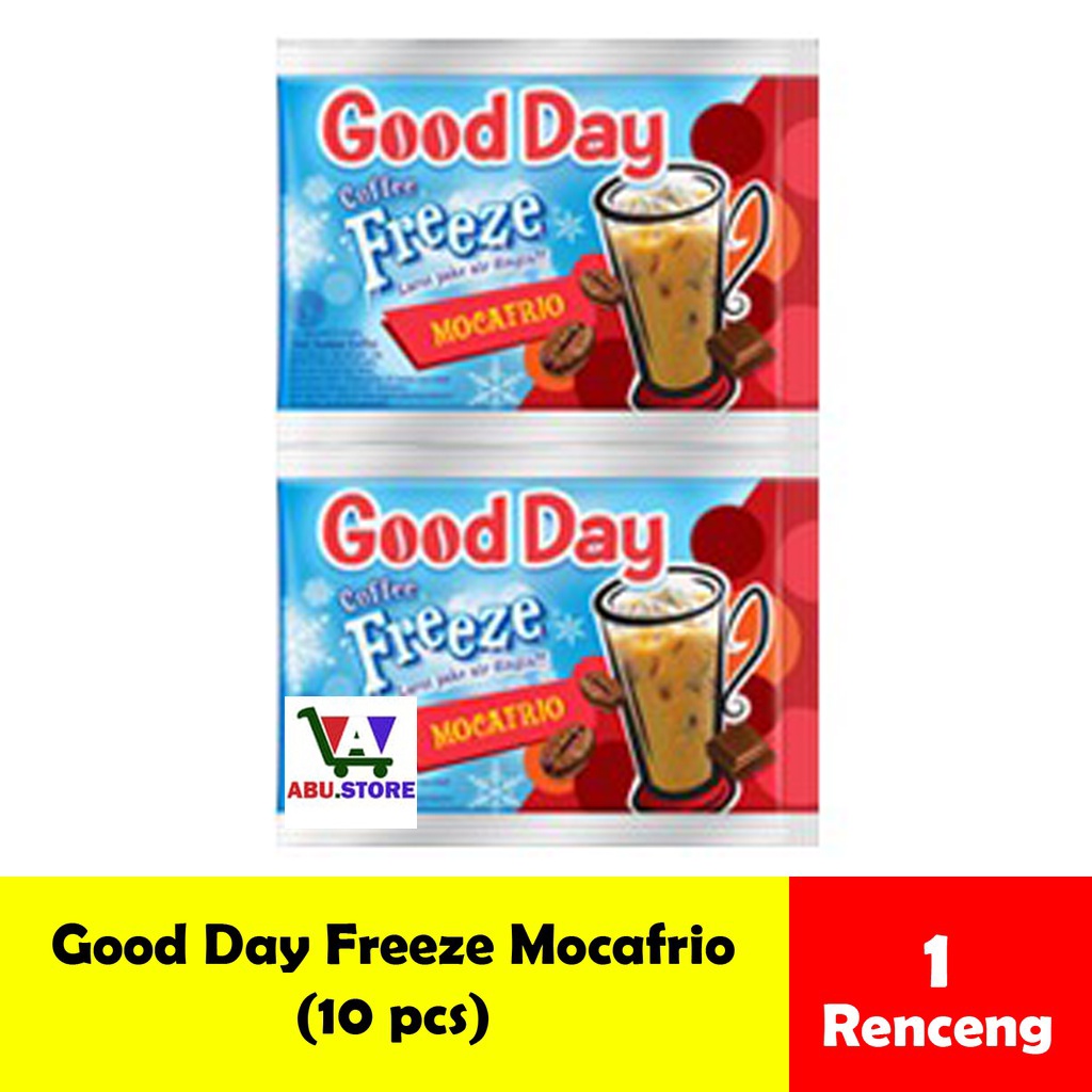 

Kopi GoodDay / Good Day Freeze Mocafrio Renceng - isi 10 pcs