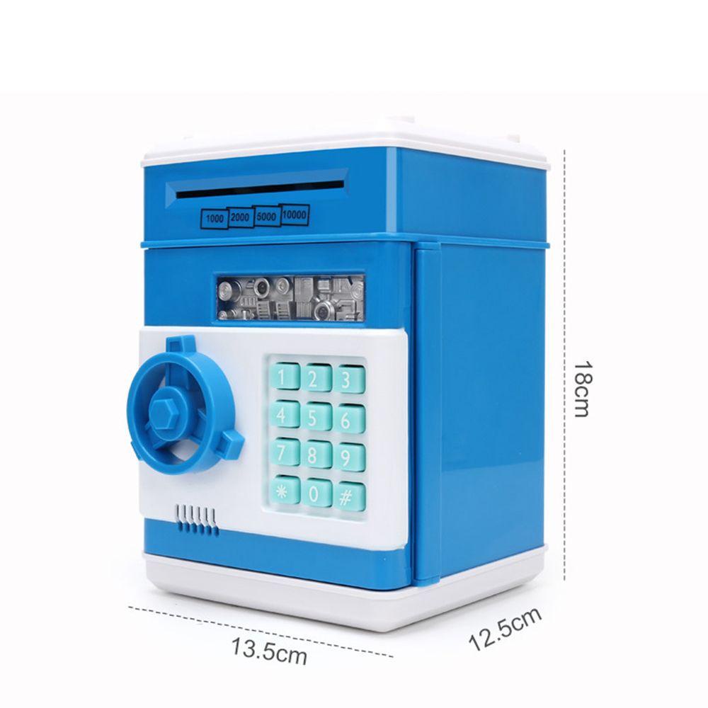 Lanfy Cash Coin Box Brankas Anak Celengan Otomatis Elektronik