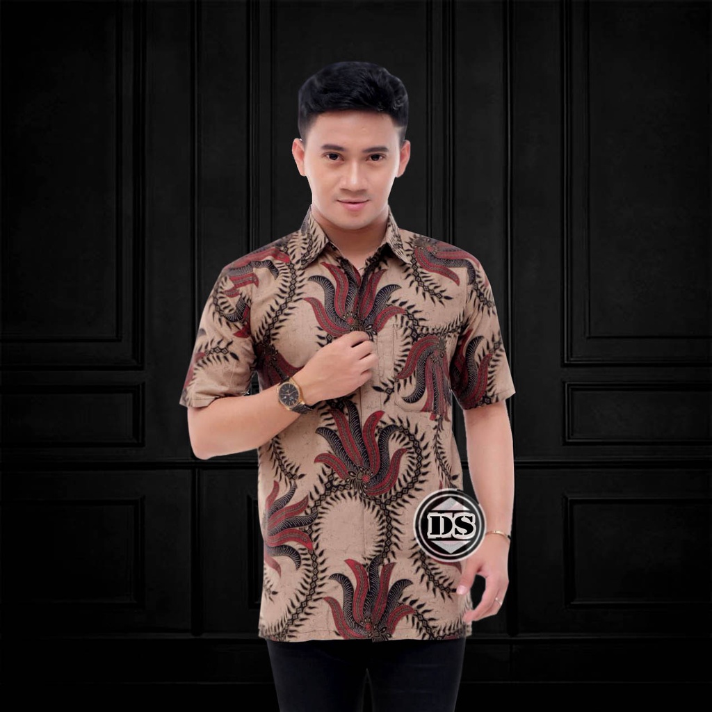 Terbaru - batik pria / baju batik pria terbaru / baju batik laki laki / baju batik remaja pria / bimasakti / kemeja batik / kemeja batik pria lengan pendek / baju batik pria / kemeja pria / kemeja cowok / baju cowok / baju kemeja pria dewasa - bimasakti